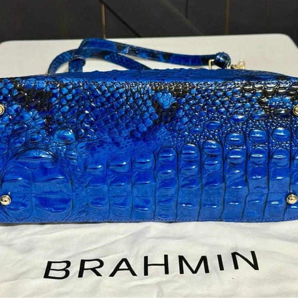 Brahmin Medium Asher in Blue Viper - Picture 4 of 10